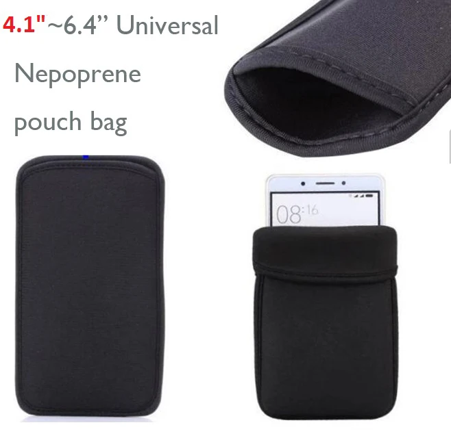 

4.1"~6.4" inch Universal Neoprene Pouch Bag Sleeve Case For itel S32 S31 S11 P51 P32 A32F A31 A15 A12 A11 1513 1508 1409 1408