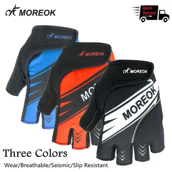 

New Summer Cycling Bike Bicycle Gloves Gel Half Finger Shockproof Sport Gym Gloves Hand Protective Support Unisex Dropshipping