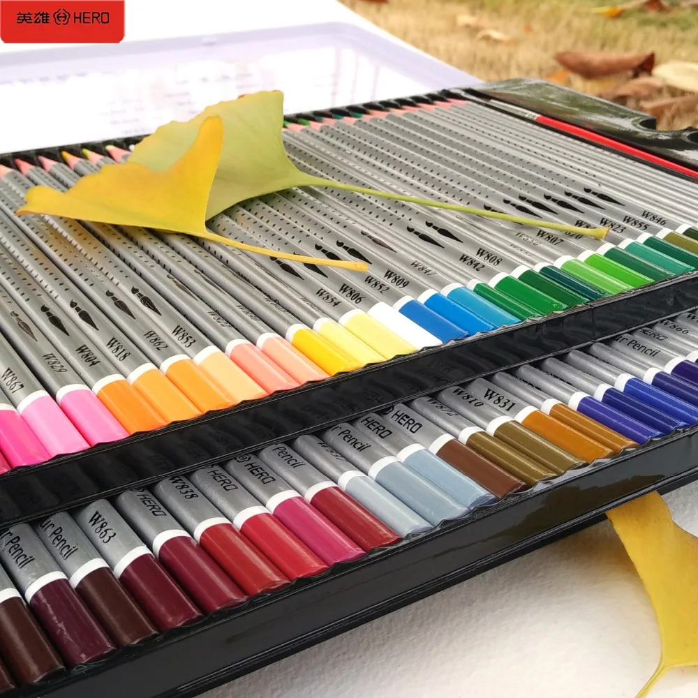 72 Colored Pencils Watercolor lapices de colores