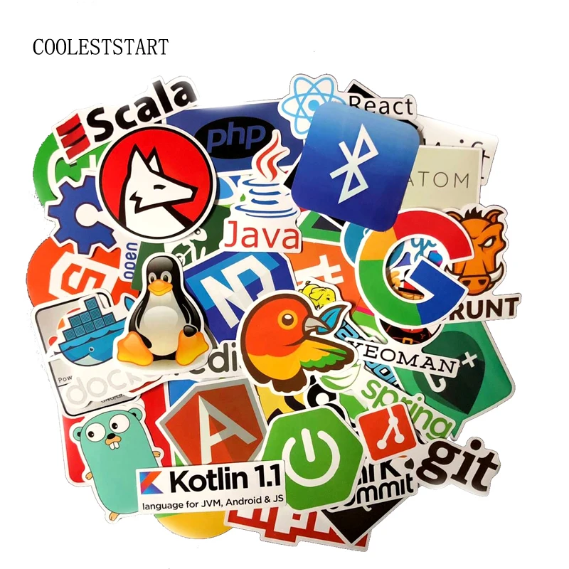 

50pcs Java Internet JS Php Docker Bitcoin Html Cloud