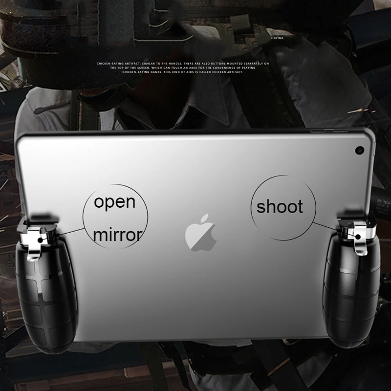  Tablet Dzhostik Pubg Mobile Shooting Game Gamepad Controller Triggers For Cell Phone L1R1 Trigger F