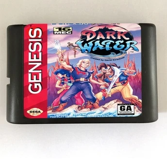 Картридж для игры Dark Water 16 bit MD консоли MegaDrive Genesis|game cartridge bits|water cartridgecartridge |