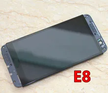 It is dual SIM For HTC one E8 LCD Screen Display Assembly with frame- Silver/ BLACK