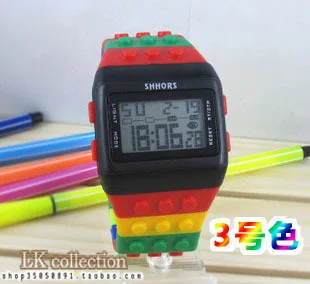 

Color fashion new college style retro trend men and women watch