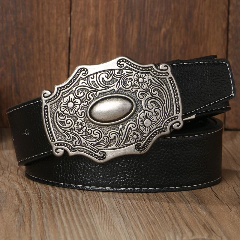 ブランドレトロ高品質ベルトスムーズバックルガードル男性の高級女性のためのジーンズブラックコーヒー赤 青 白 メンズベルト Aliexpress