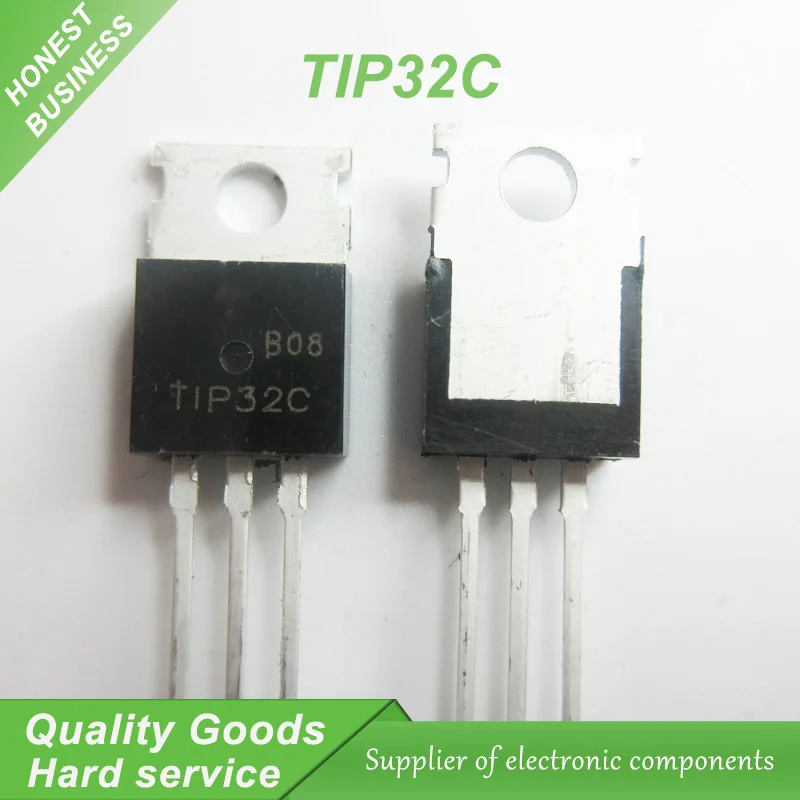 10pcs TIP32C TIP32 TO 220 NPN Bipolar Transistors BJT Gen Pur new ...
