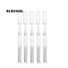 Elecool 5 шт./компл. 3 мл ногтей питание масло пустая ручка botttle контейнер с Кисточки аппликатор Портативный Красота косметическое средство