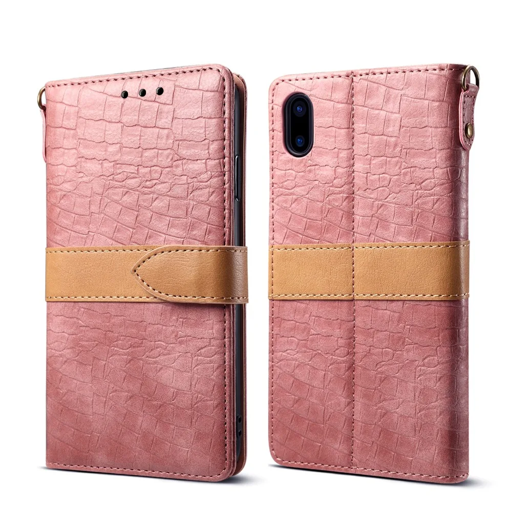 Чехол для apple iphone X XR XS max XSmax откидной бумажник кожаный чехол coque iPhoneX роскошный