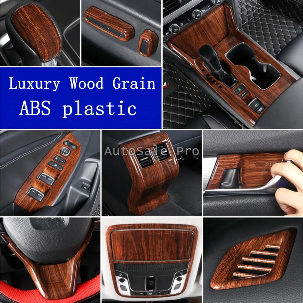 Us 15 71 21 Off Luxury Abs Wood Chrome For Honda Accord 10 2018 Car All Kinds Of Interior Accessories Cover Trim Frame Decoration Car Styling In