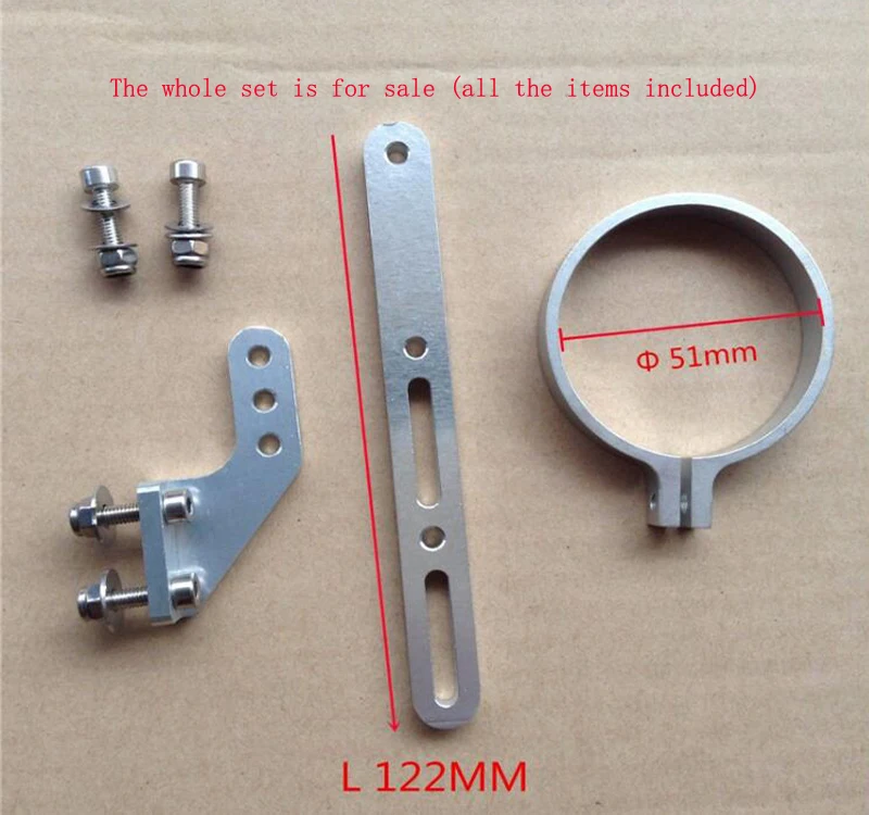 

RC Petrol Boat Exhaust Pipe Support Frame Kits Support Holder 51mm Fastening Hoop Bracket Holder for Acceleration Tube Silencer