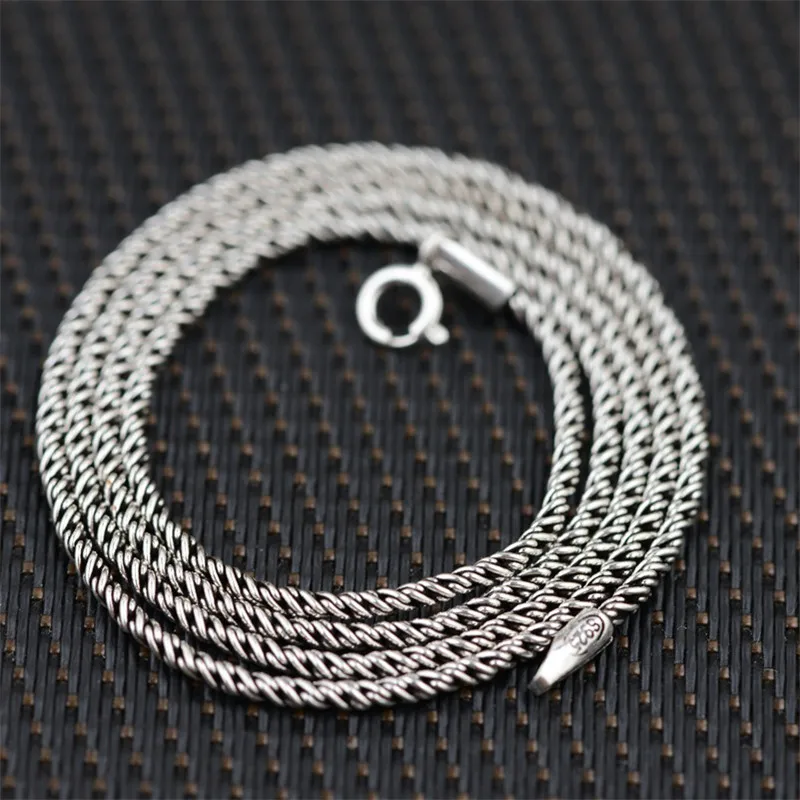 V. YA 1,5 мм 45 см 50 см 925 серебряные цепи для женщин женские ювелирные изделия из серебра S925 пробы женское ожерелье модный Рождественский подарок
