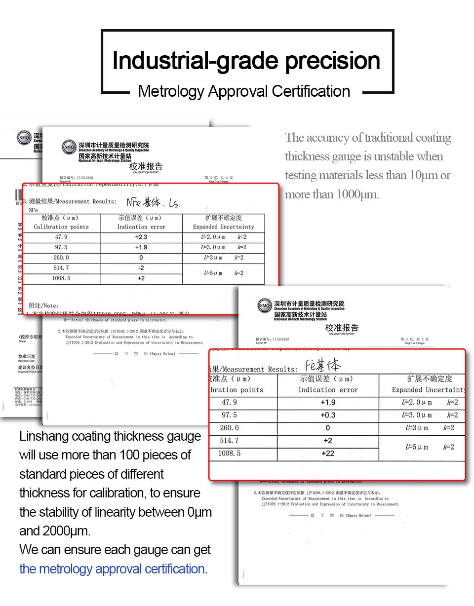Linshang LS220 толщиномер Покрытия Тест немагнитное непроводящее покрытие со встроенным рубиновым наконечником зонда Fe/NFe