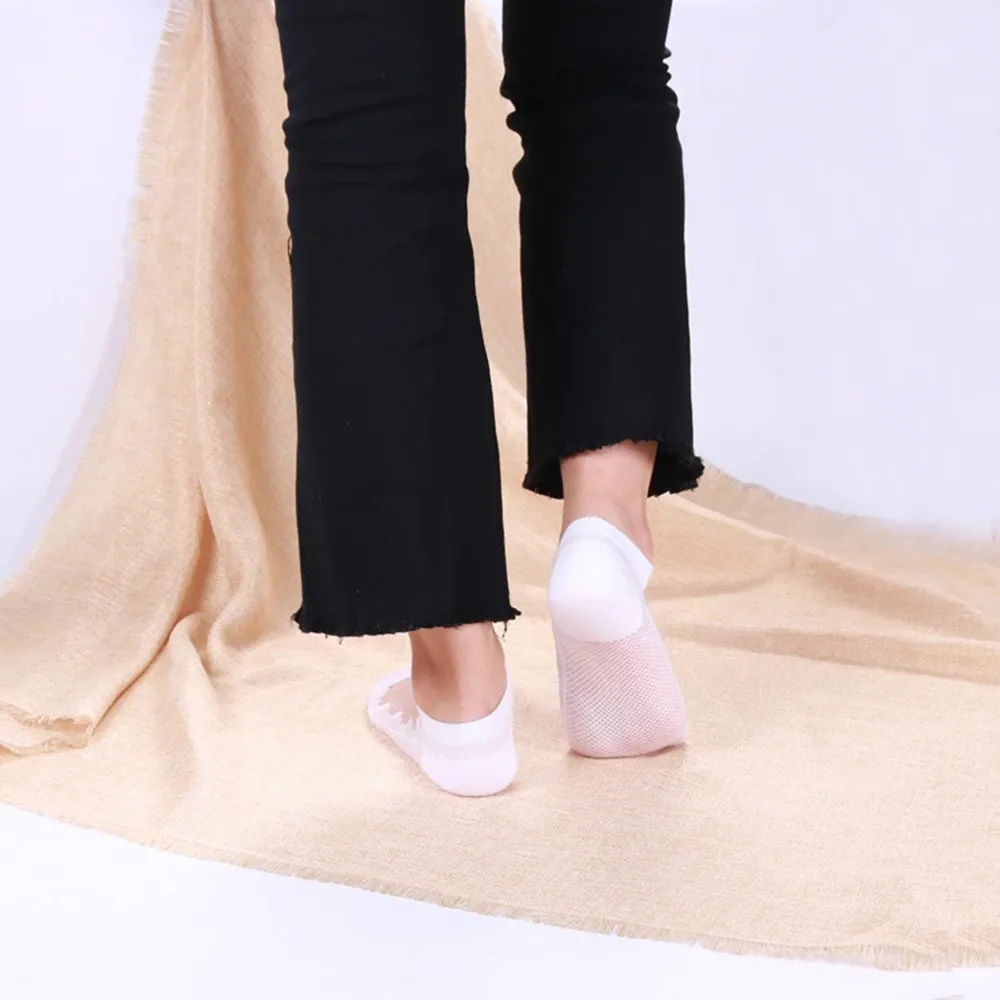 Симпатичные носки HARAJUKU женская летняя обувь Для женщин хлопок мультфильм шелковистые блестящие прозрачные короткие чулки носки до