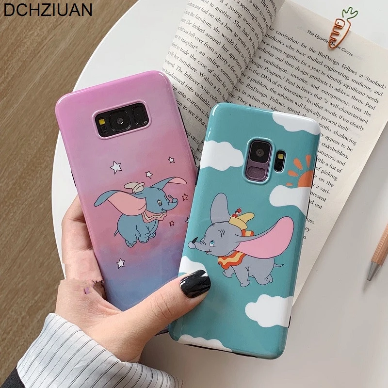 DCHZIUAN чехол для телефона для samsung Galaxy S10 S10 Plus чехол Dumbo для samsung Galaxy Note 9 Note 8 S8 S9 Plus милый силиконовый чехол