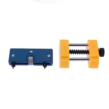 

Adjustable Watch Back Case Opener+ Watch Holder Repair Tool Set E5M1