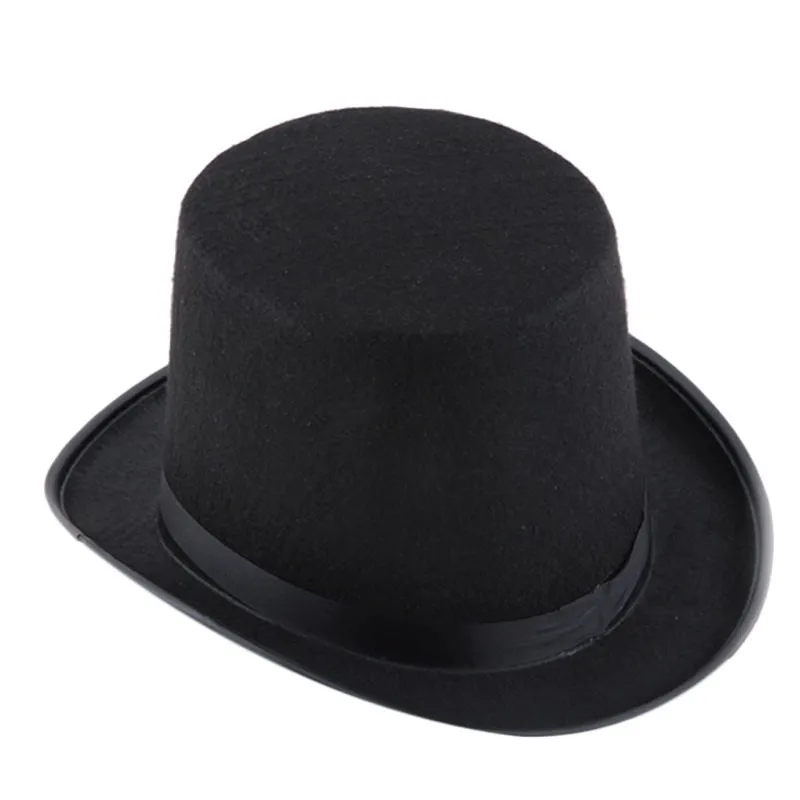 

Fedoras Women Cap Men Halloween Magician Magic Hat Jazz Hat Summer Visor Sun Plain Hat 7