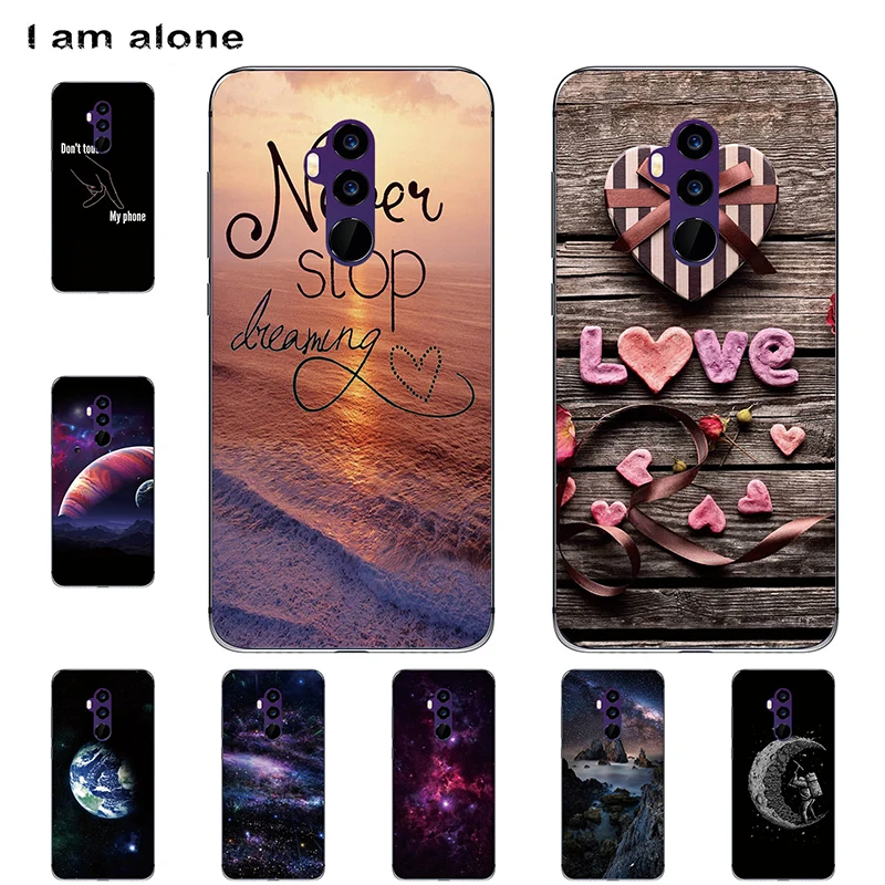 

I am alone Phone Cases For Umidigi Z2 Pro 6.2 inch Black Soft TPU Fashion Color Mobile Bags For Umidigi Z2 Pro Free Shipping