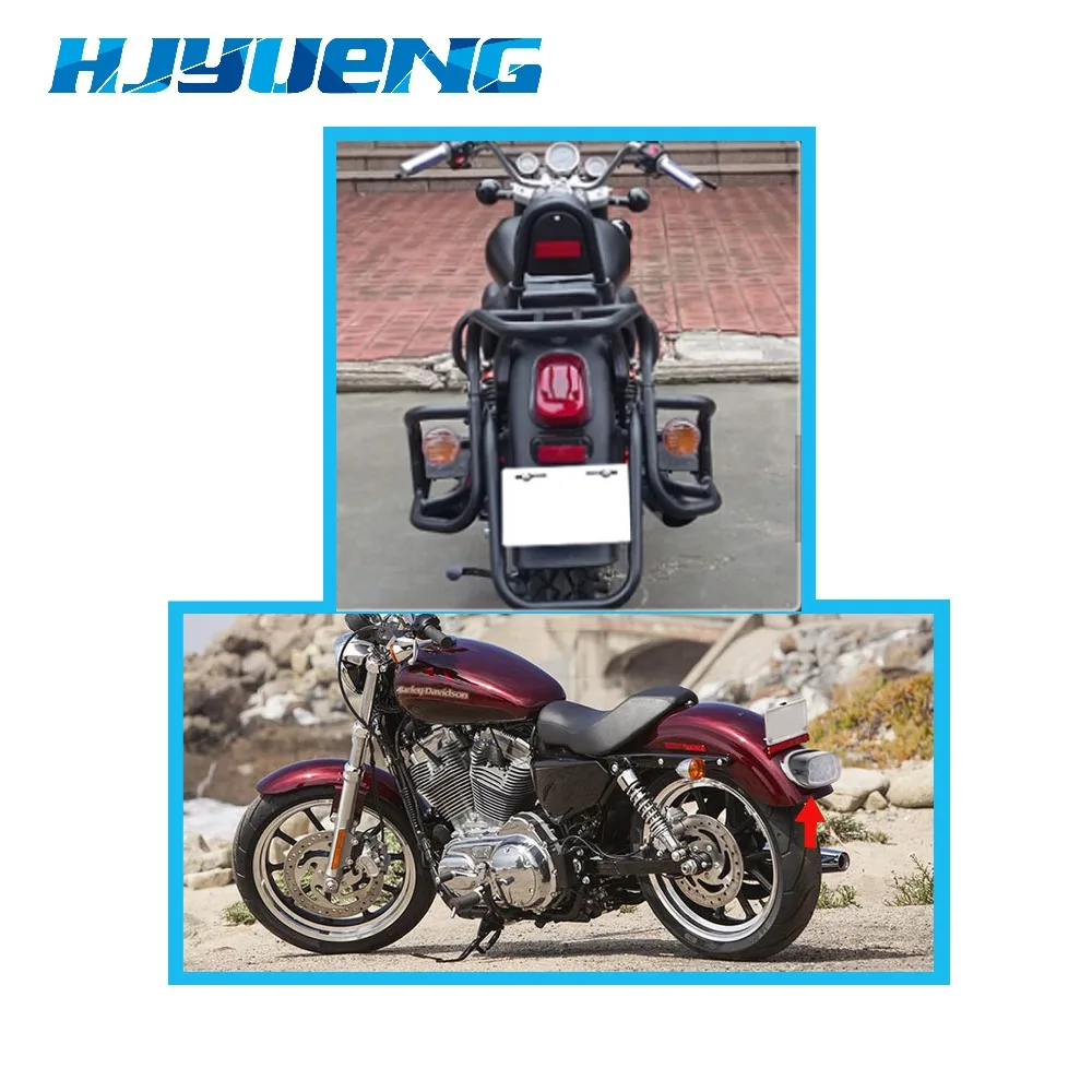 Хвост Для Harley Fatboy Sportster Dyna Road King Glides XL 883 1200 задний светильник Светодиодный