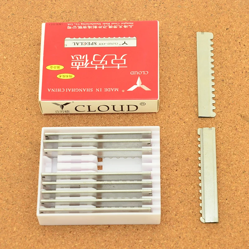 Safety Hair Knife Razor Blades Stainless Steel Hairdressing Hair Trimmer Thinning Blades Salon Shaving Blades for 4