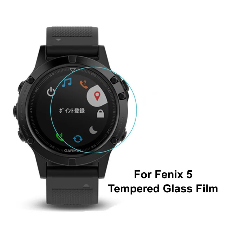 2 шт. часы закаленное Стекло пленка для Garmin Fenix 5 Экран крышка пленки протектора