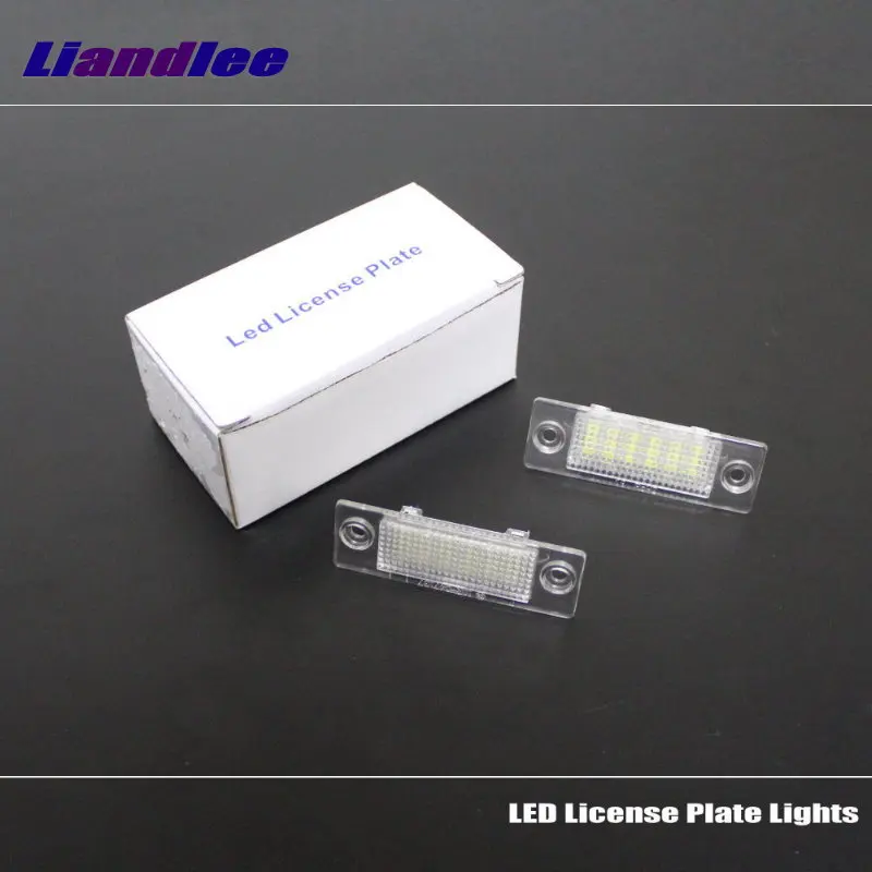 

Liandlee Car License Plate Lights For VW Transporter T5 Caravelle Multivan Auto Number Frame Lamp Bulb LED Accessories