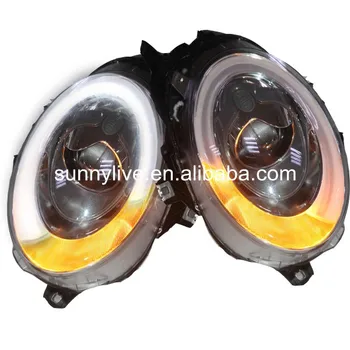

For BMW MINI Copper Clubman R55 R56 R57 LED Head Light for original car with Halogen Light 2014 year SN