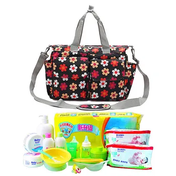 

Thermal Insulation Travel Maternity Tote Bags for Mother Brand Nappy Changing Bags Baby Bag New Floral Fashion Mummy Diaper Bag