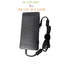DC12V 20A 240W Switching Power Supply DC12V Lighting Transformer LED Driver for LED Strip LED Bar Light AC110/200V To DC12V