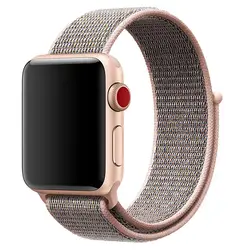 Новинка; Лидер продаж нейлоновый ремешок для часов тканая Спортивная петля, ремешок для Apple Watch 1/2/3/4