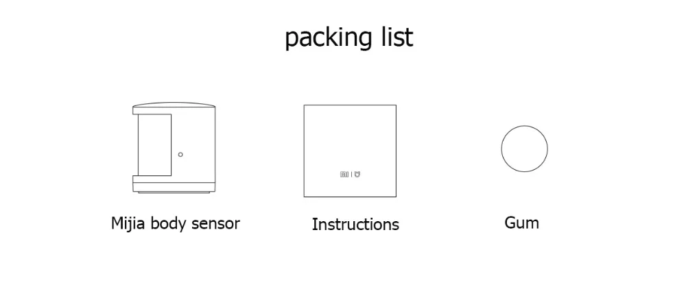 Xiaomi Mijia инфракрасный умный датчик человеческого тела домашний датчик безопасности тела датчик движения s совместим с Xiaomi умный дом наборы