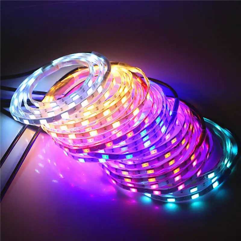 1 м 5 60 светодиодов/м IP67 водостойкая Светодиодная лента RGB SMD5630 12В Диодная для
