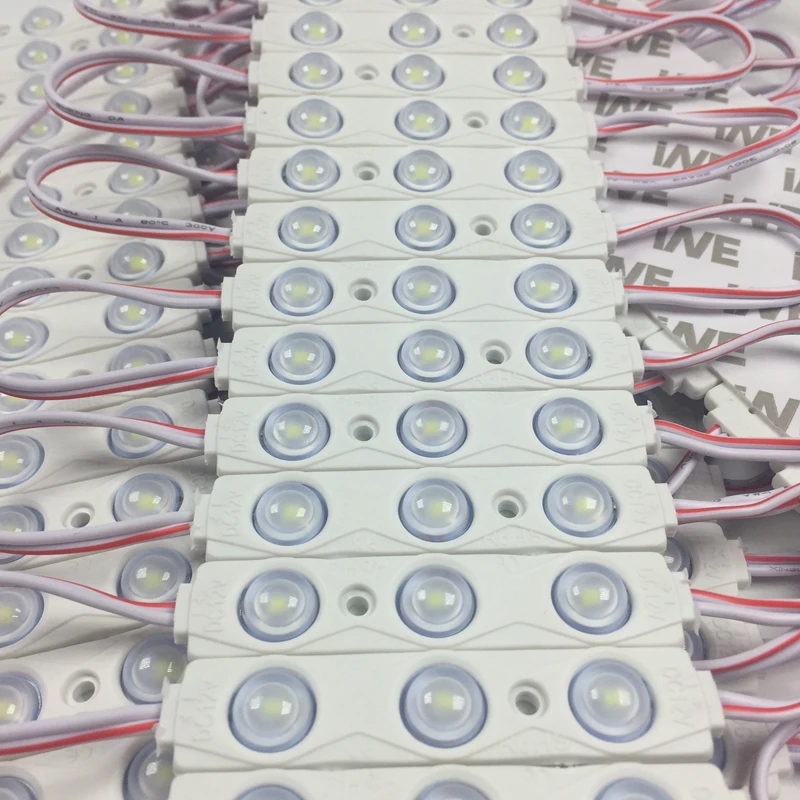 Суперяркость светодиодный модуль ввода 2835 SMD DC12V 1,5 W Водонепроницаемый холодный белый/теплый белый/красный/зеленый/синий/желтый для Светодиодный Дисплей