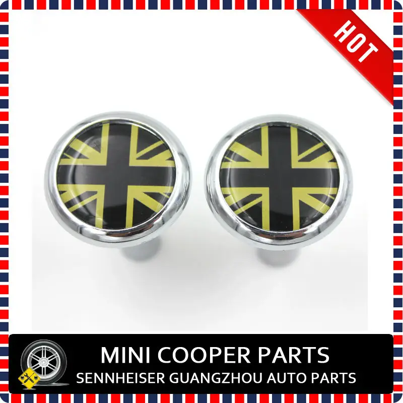 Mini Cooper Gold Jack lOGO Door Lock Pin