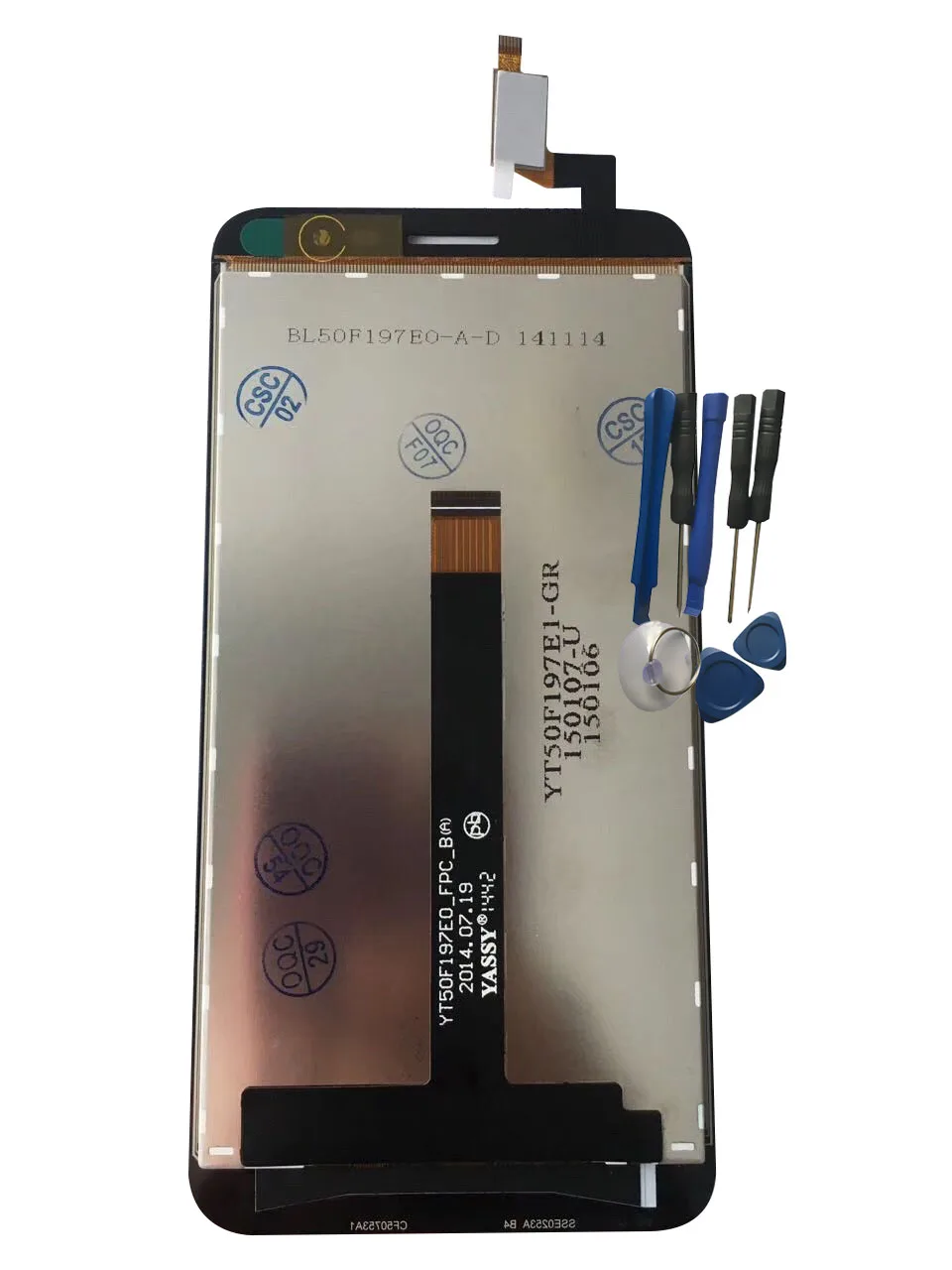 

BINYEAE For YT50F197E0_FPC_B(A) LCD Display With Touch Screen Digitizer Sensor Assembly Replacement