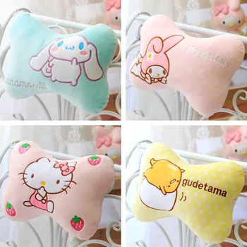 

2pcs Cartoon Plush Toy Cinnamoroll Melody Gudetame Car Chair Neck Pillow Creative Birthday Gift #1776
