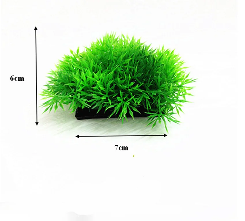 Новое пластиковое водное растение для аквариума украшение для аквариума - Цвет: Green