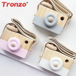 Tronzo 1 шт. Милая Мини деревянная камера игрушка безопасный Природный Развивающие игрушки для малышей/детей Рождество/подарок на день