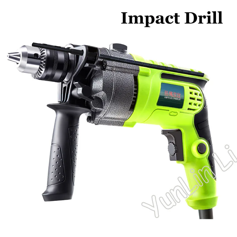Лучший Ударная дрель для стен сверлильный станок по дереву Multi function Mini Pistol Drill электрический перфоратор