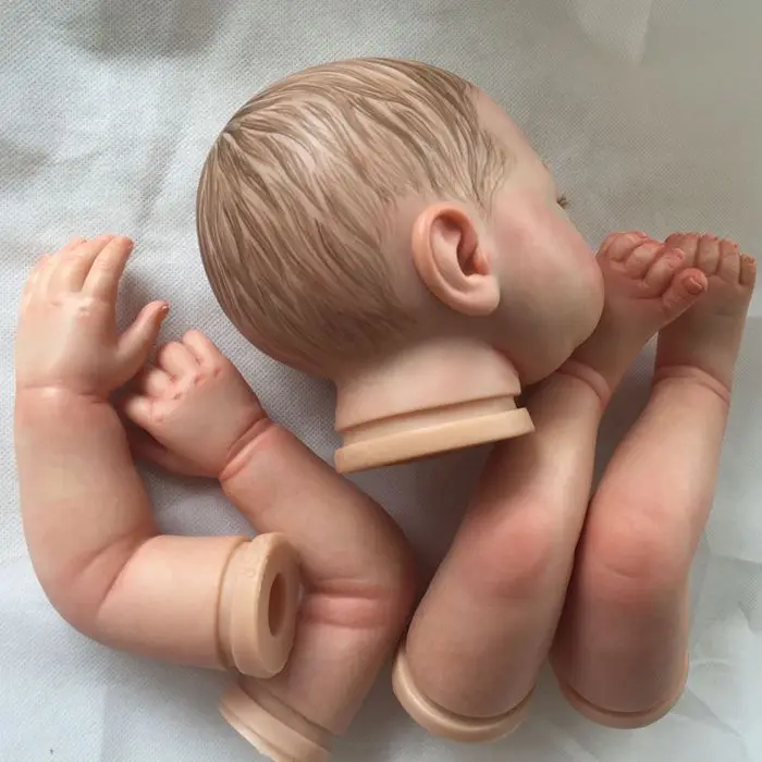 Reborn baby doll наборы аксессуаров DK-15P 22 дюймов набор силиконовых кукол ручной работы аксессуары DIY Модель мягкие виниловые игрушки для девочек