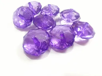 

Free Shipping !22mm 120pcs/lot Dark Purple Transparent Rondelle Beads