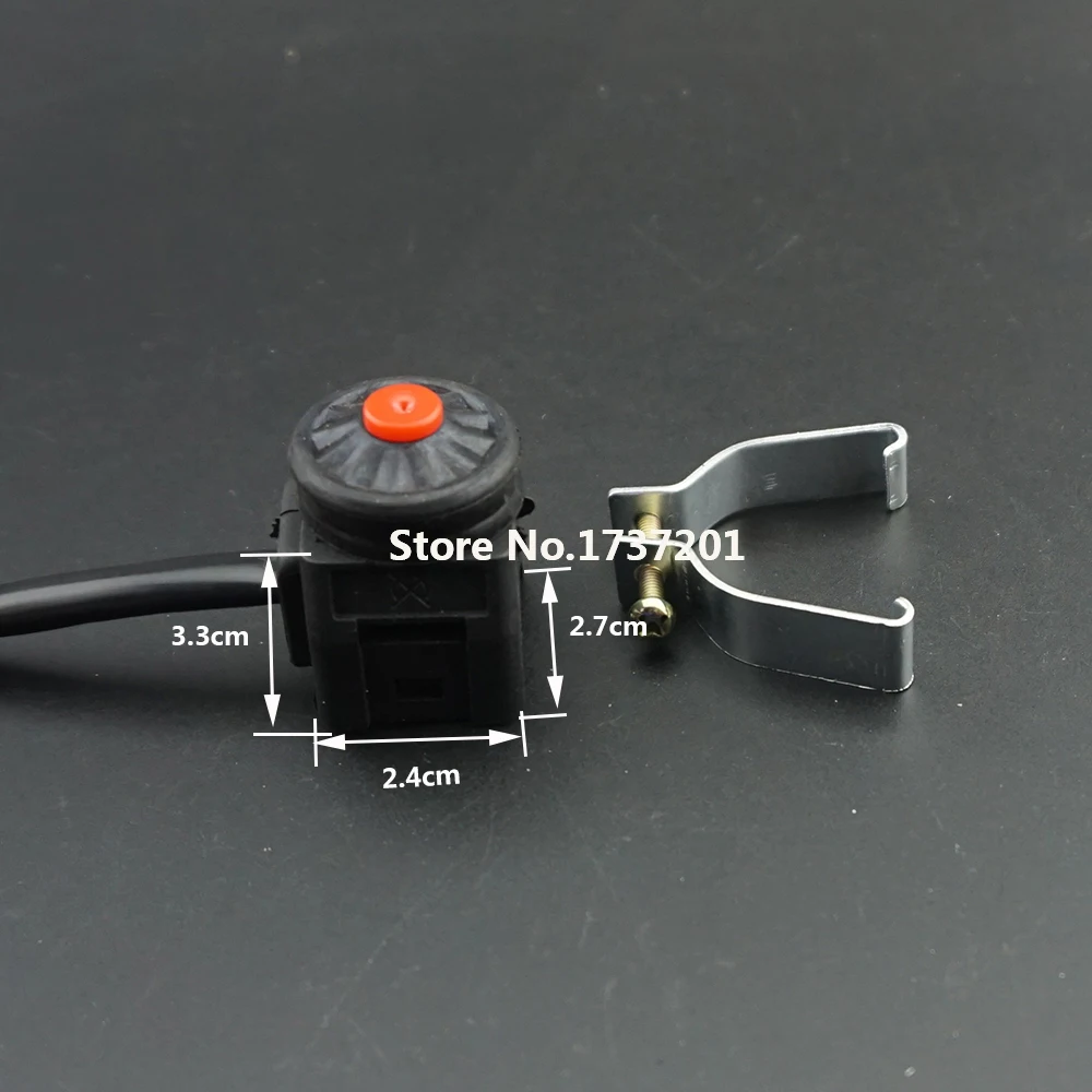 

Motorcycle ATV Dual Sport Dirt Bike Start Horn Kill Off Stop Switch Button OnOff