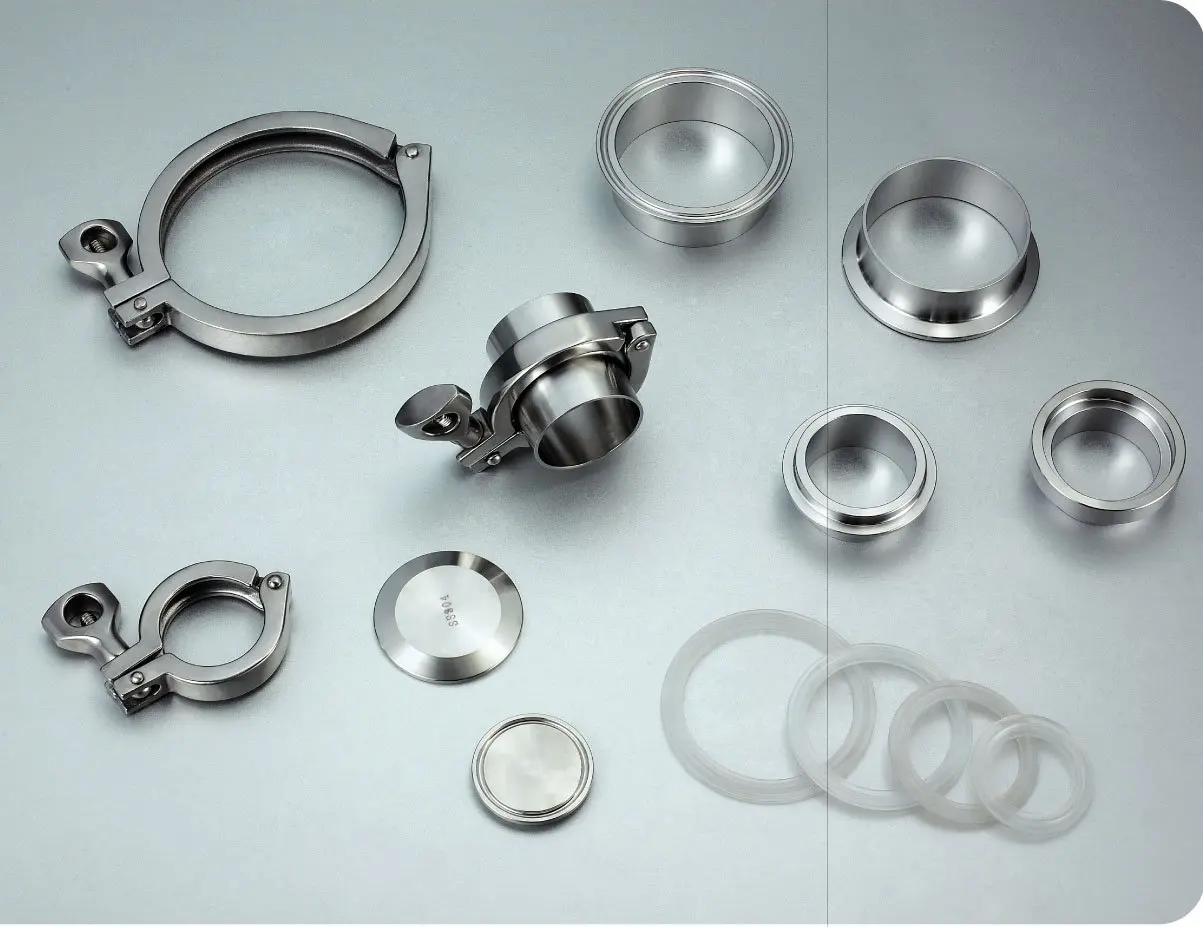 sanitary tri clamp unions stainless steelin Pipe Fittings from Home