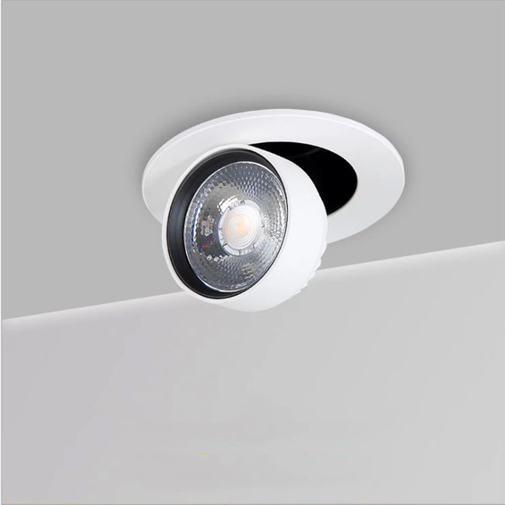 

Spotlight led hole embedded installation 350° adjustment illumination angle white 90-100mm opening installation