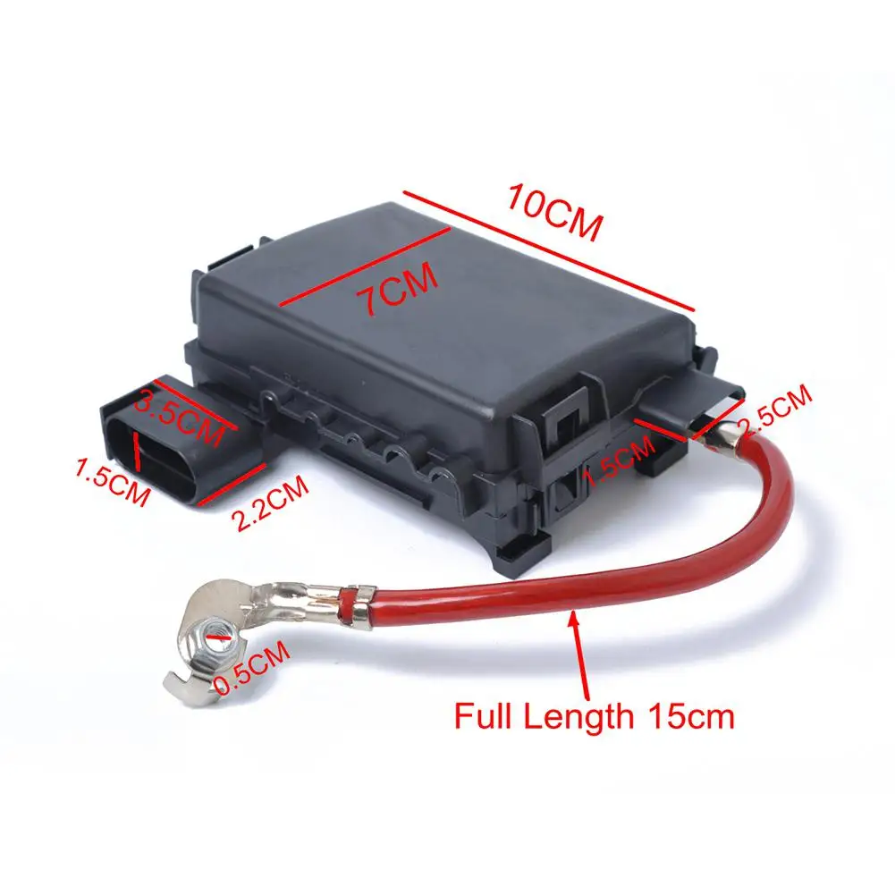 Caixa do Fusível da Bateria do Carro 1j0937550a da Bateria da Caixa do Fusível de Adeeing para 1999-2004 Terminal Jetta Golf Besouro Cinco-maneira 32 v R30 vw Mk4 4 Automóveis e motos