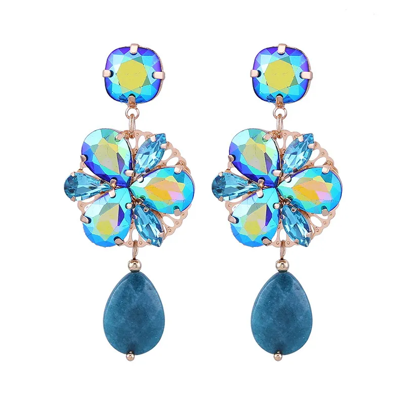 Earrings Green AB