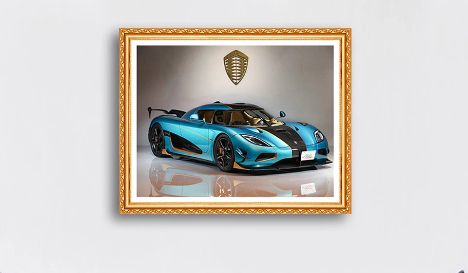 Diamond Embroidery Sports Car 3D Diamond Painting Full Rhinestones Picture Crystal Handmade Diy Kit