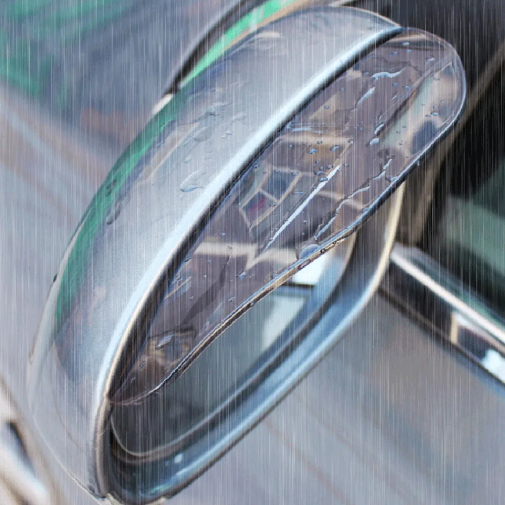 Автомобильный дождевик гибкий резиновый автомобильный зеркальный козырек от дождя для душа солнцезащитный козырек Автомобильная дождевик