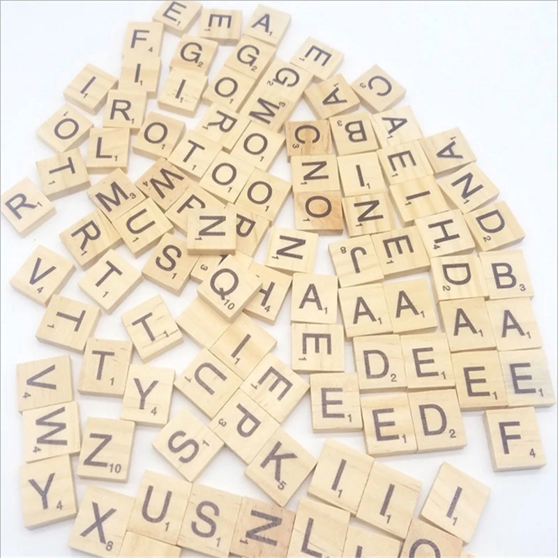 

100Pcs/Bag Montessori Math Toy Wooden Educational Kids Letters And Symbols Wooden Block Teaching Education Kids Puzzle Toys
