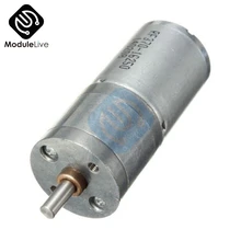 Мотор редуктор скорости мотор электрический 12V DC 60RPM Мощный крутящий момент 25 мм