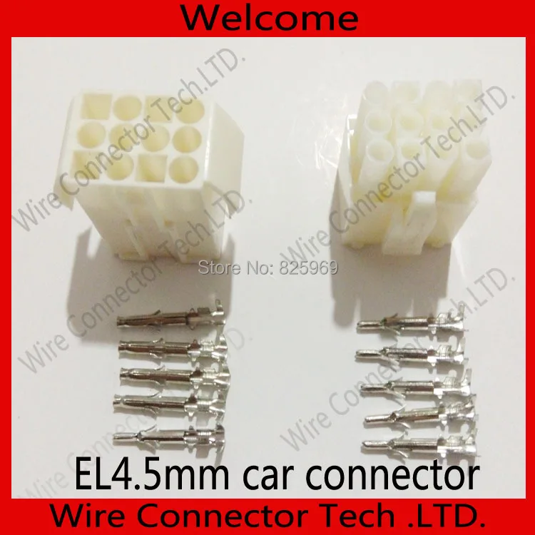 10sets 12 Way EL 12P JST Multipole Connector